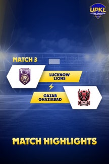 Lucknow Lions Vs Gazab Ghaziabad on Zee5