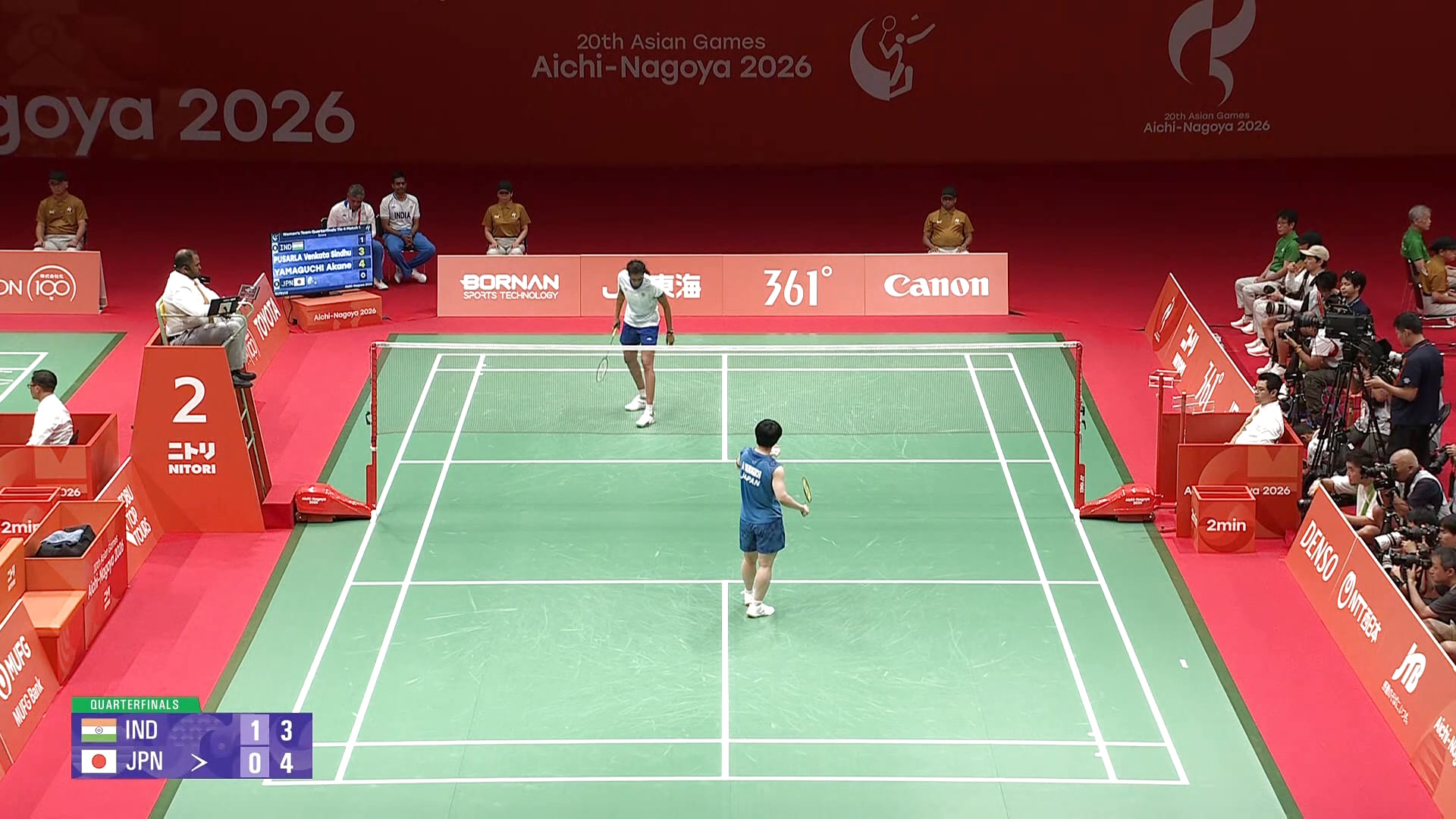 Rally Point! P.V Sindhu Cross Court Move on Sony LIV