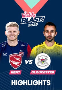 Kent vs Gloucester - Highlights - 18 Jun 2025 on Sony LIV