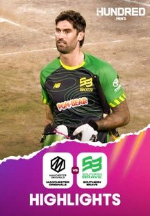  Manchester Originals vs Southern Brave (Men's) - Highlights - 6 Aug 2025 on Sony LIV