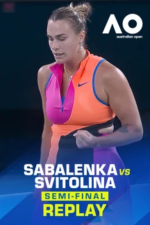 Sabalenka vs Svitolina - SF - Replay - 29 Jan 2026 on Sony LIV