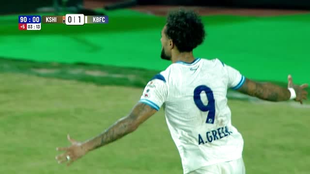 Goal! Andre Green makes it 2-0 for Kerala Blasters, assisted by Mohammed Sanan on Sony LIV