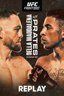 UFC Fight Night - Della Maddalena vs Prates - Replay - 2 May 2026 on Sony LIV